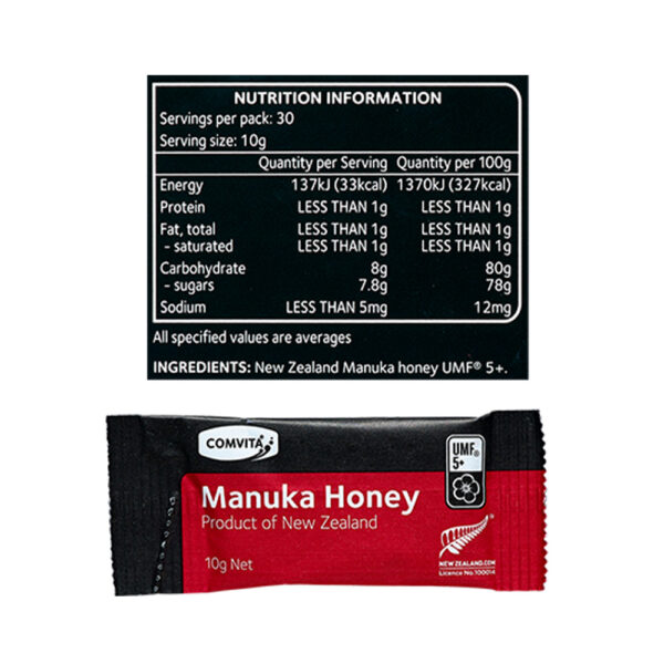 Comvita Manuka Honey On The Go UMF 5+ 30Sachets - Image 5