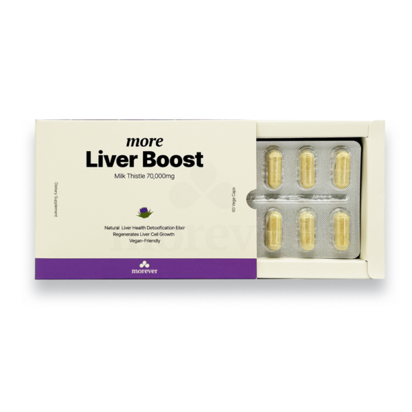 MOREVER MORE LIVER BOOST MILKTHISTLE 60CAPS - Image 3